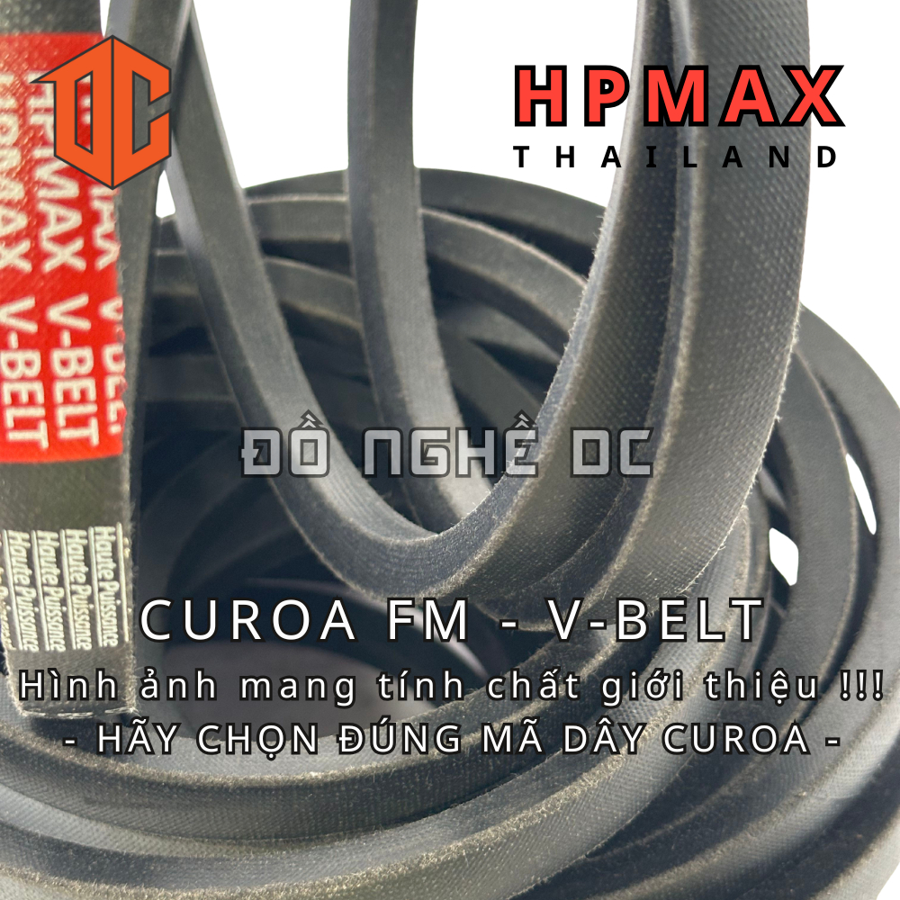 Sợi dây curoa trơn thường HPMAX - Thailand FM78 FM83 FM27 FM60 FM47 FM76 FM98 FM33 FM95 FM94 FM95 FM