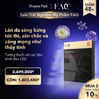  Hộp 5 Mặt nạ Collagen chăm sóc da mặt FAQ Glass Skin Collagen Face Mask – Dưỡng ẩm & Làm sáng da với Peptide – Thu nhỏ lỗ chân lông & Loại bỏ vết thâm 