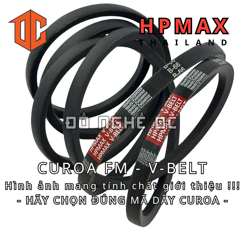 Sợi curoa V-BELT HPMAX FM94 FM49 FM47 FM40 FM20 FM52 FM95 FM62 FM73 FM52 FM83 FM47 FM29 FM26 FM21 FM