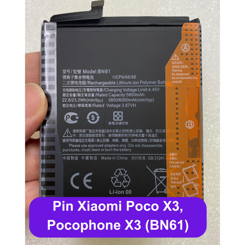 PIN XIAOMI BN61 (REDMI 9T) ZIN