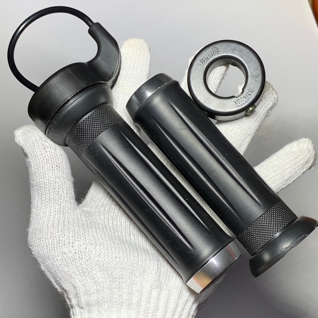 Bộ tay ga xe điện X5 chuẩn 3 chi tiết,tay ga x5 chính hãng wuxing,ga điện x5 yadea loại đẹp gắn mọi 