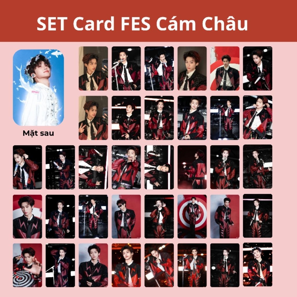 Set card ảnh Ziyu Tử Du hình ảnh lễ hội âm nhạc Cam Châu