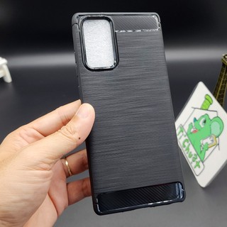 [Ảnh Thật] Ốp Lưng Samsung Note 20 6.7" Vân 3D Carbon Phay Xước Chống Sốc