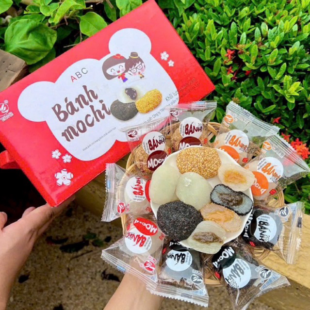 1 HỘP MOCHI TRÒN 2KG MIX SẴN CÁC VỊ