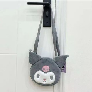 [Sẵn] Ba lô - Túi xách Kuromi Lông Nhung Mềm Mịn