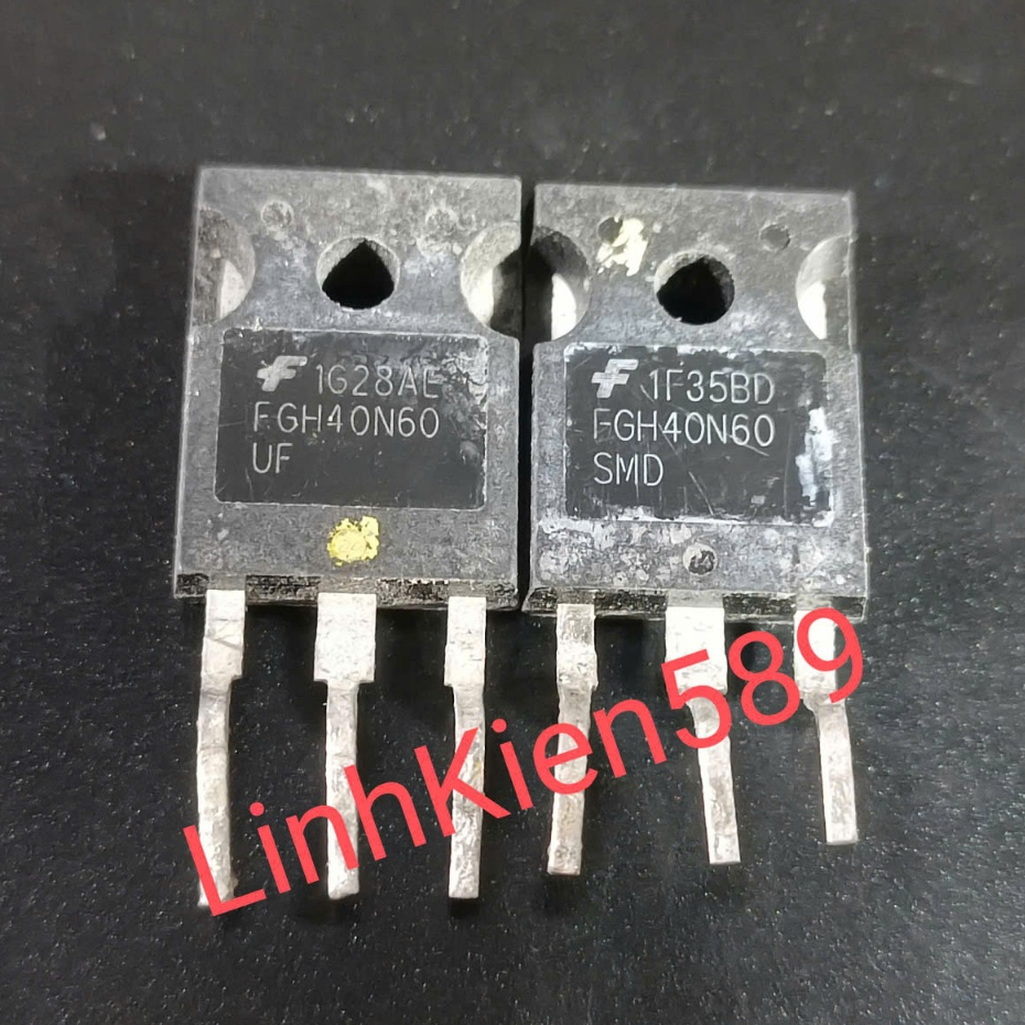 4 chiếc IGBT FGH40N60UF FGH40N60UFD FGH40N60SFD FGH40N60SMD FGH40N60 40A 600V TO-3P tháo máy