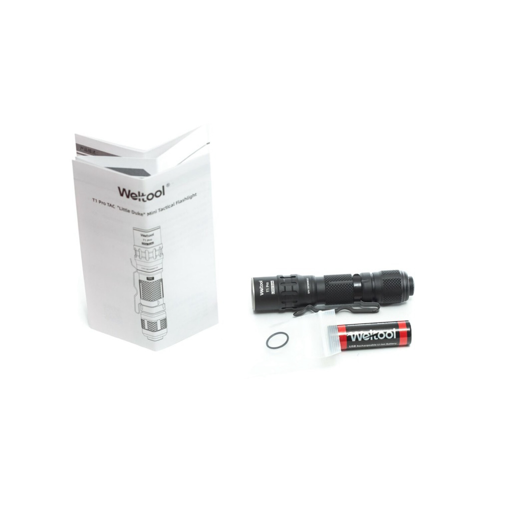 Đèn Pin Weltool T1 pro BK -chiếc đèn pin chuyên nghiệp với công suất lên đến 600 lumen