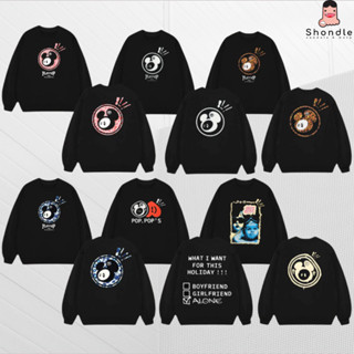  Áo Sweater Poppop NỈ CHÂN CUA In Hình Sắc Nét Dày Dặn Thoáng Mát Full Tem Tag Mạc Shondle 