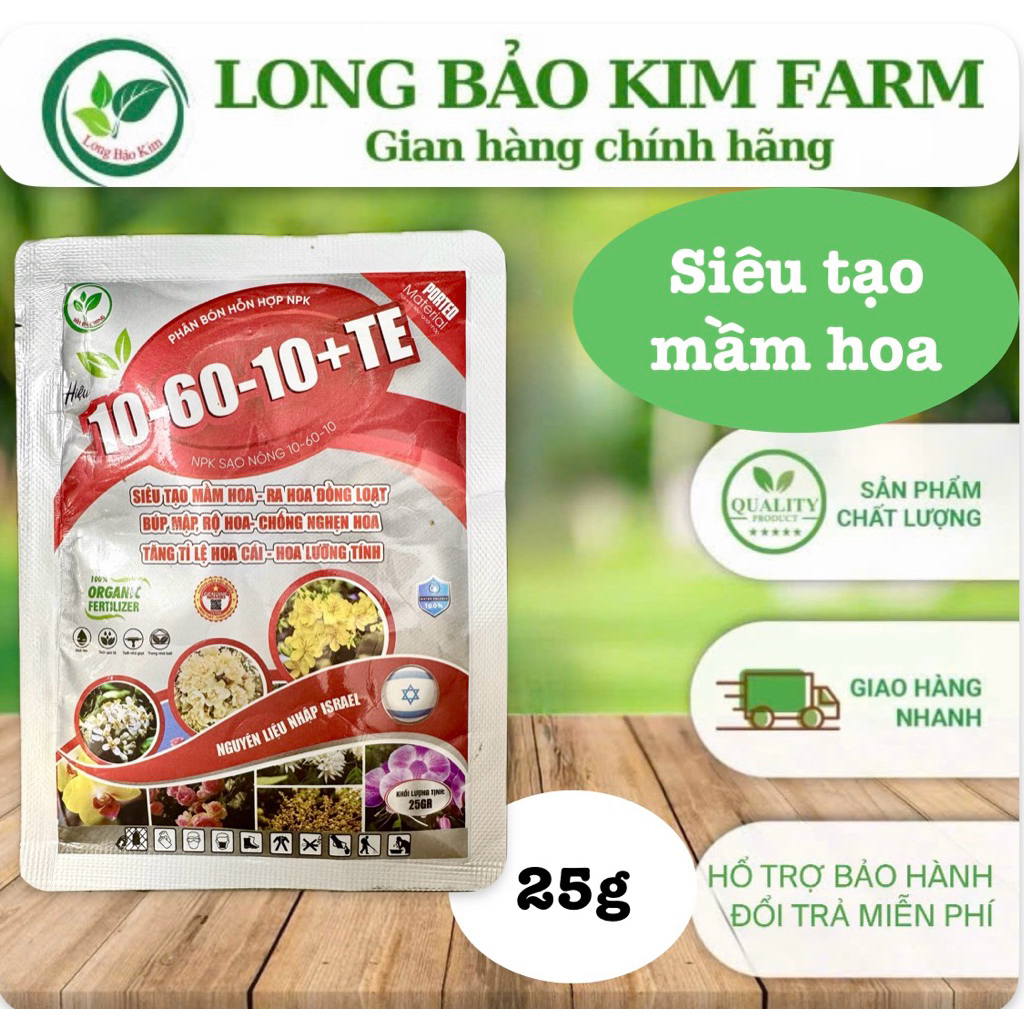 Tạo nụ mai vàng đồng loạt 10-60-10+ te