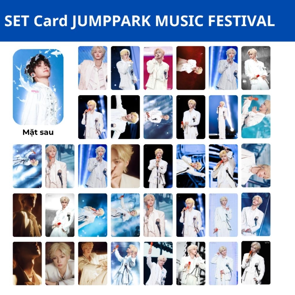 Set card ảnh tử du ziyu lễ hội âm nhạc Jumppark music Festival