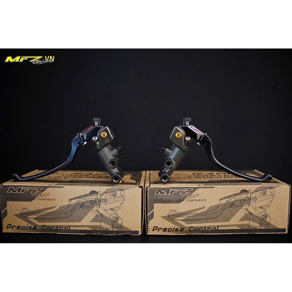 Tay thắng đúc MFZ chính hãng - tay dầu rời - piston 15mm hoặc 17mm