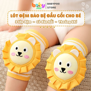 Miếng đệm đầu gối, đệm lót bảo vệ đầu gối cho bé tập bò, tập đi, mềm mại, thoáng khí, an toàn