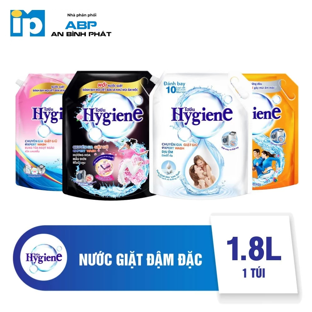 [Hygiene chính hãng] Nước giặt đậm đặc Hygiene 1.8L