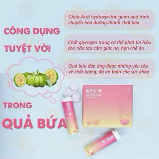  Viên sủi chuyển hoá chất béo Balporo BBae Hàn Quốc giúp giảm cân phân phối độc quyền bởi BBae Lab 