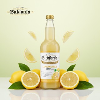 Siro chanh vàng Bickford's chai 750ml - Cordial trái cây ít đường - Hàng nhập khẩu (Date 2027)