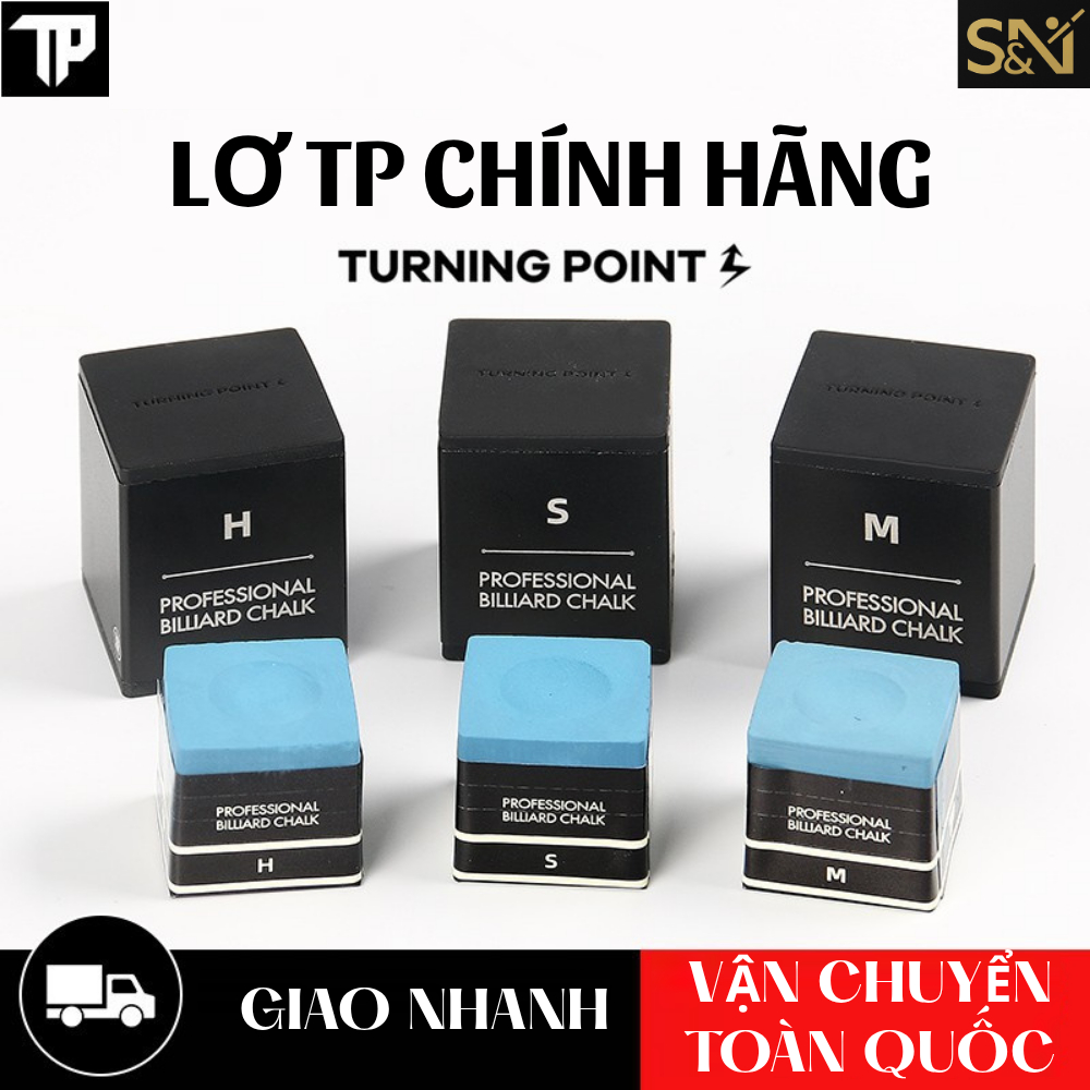 Lơ TP Chính Hãng – Turning Point Chalk – Lơ Bida Siêu Bám, Siêu Sạch - Hộp Đen Cao Cấp
