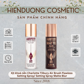  Xịt khoá nền Charlotte Tilbury Air Brush Flawless Setting Spray  Setting Spray Matte Blur 