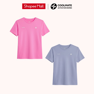  Combo 2 Áo Tshirt thể thao nữ Coolmate basic thoáng khí dễ dàng vận động - Coolmate Active For Women 