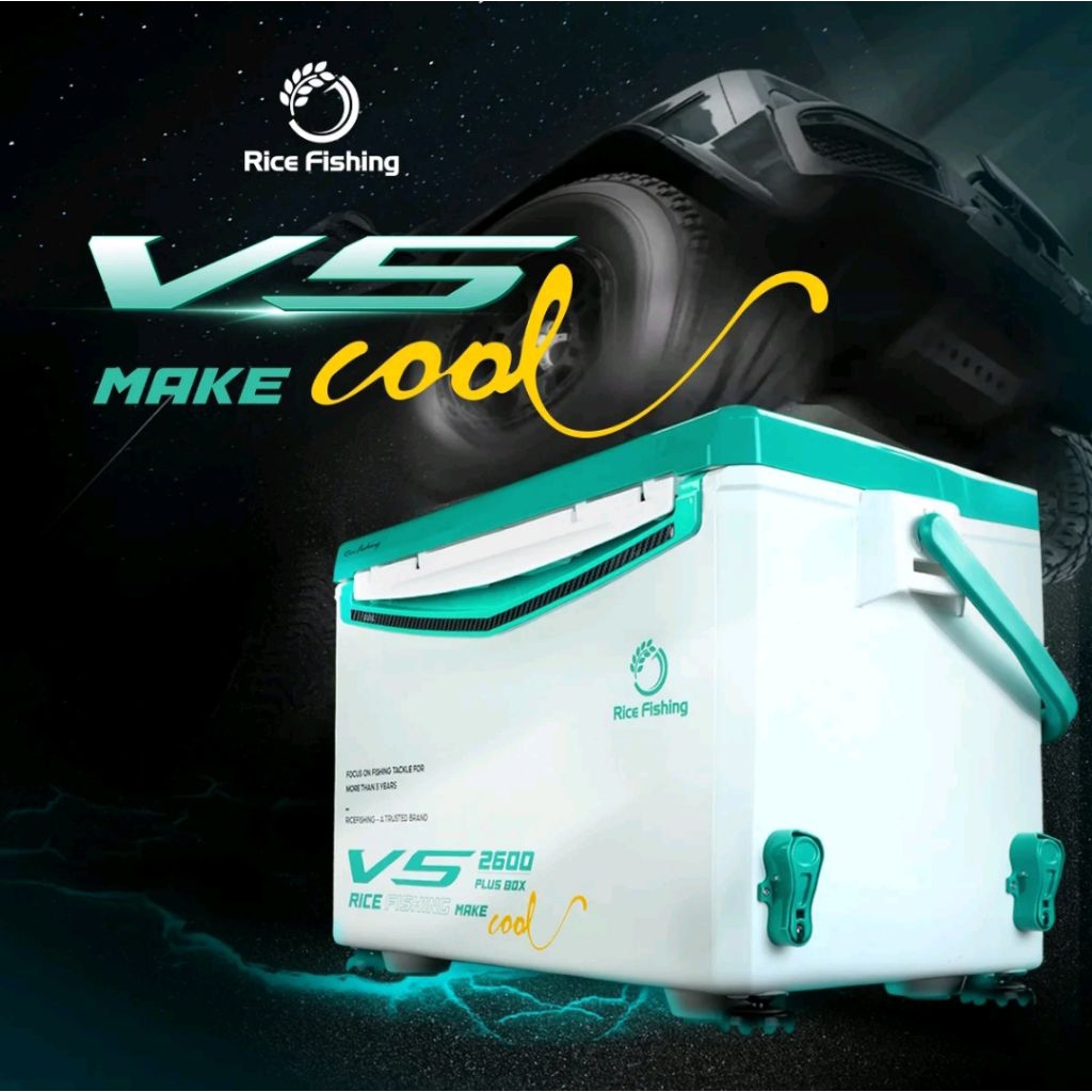Thùng Câu V5 Plus 26L Rice Fishing bản nâng cấp cách nhiệt hiệu quả phiên bản mới