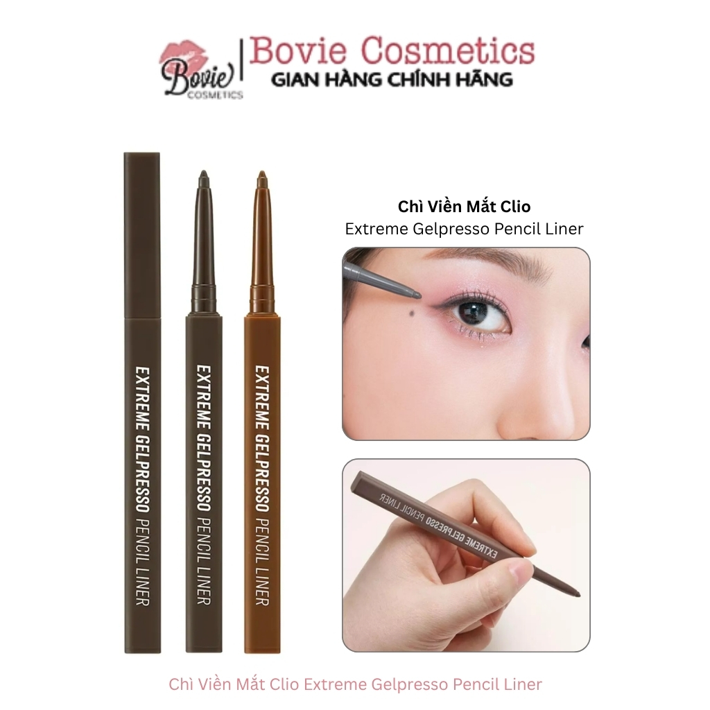 Chì Viền Mắt Clio Extreme Gelpresso Pencil Liner