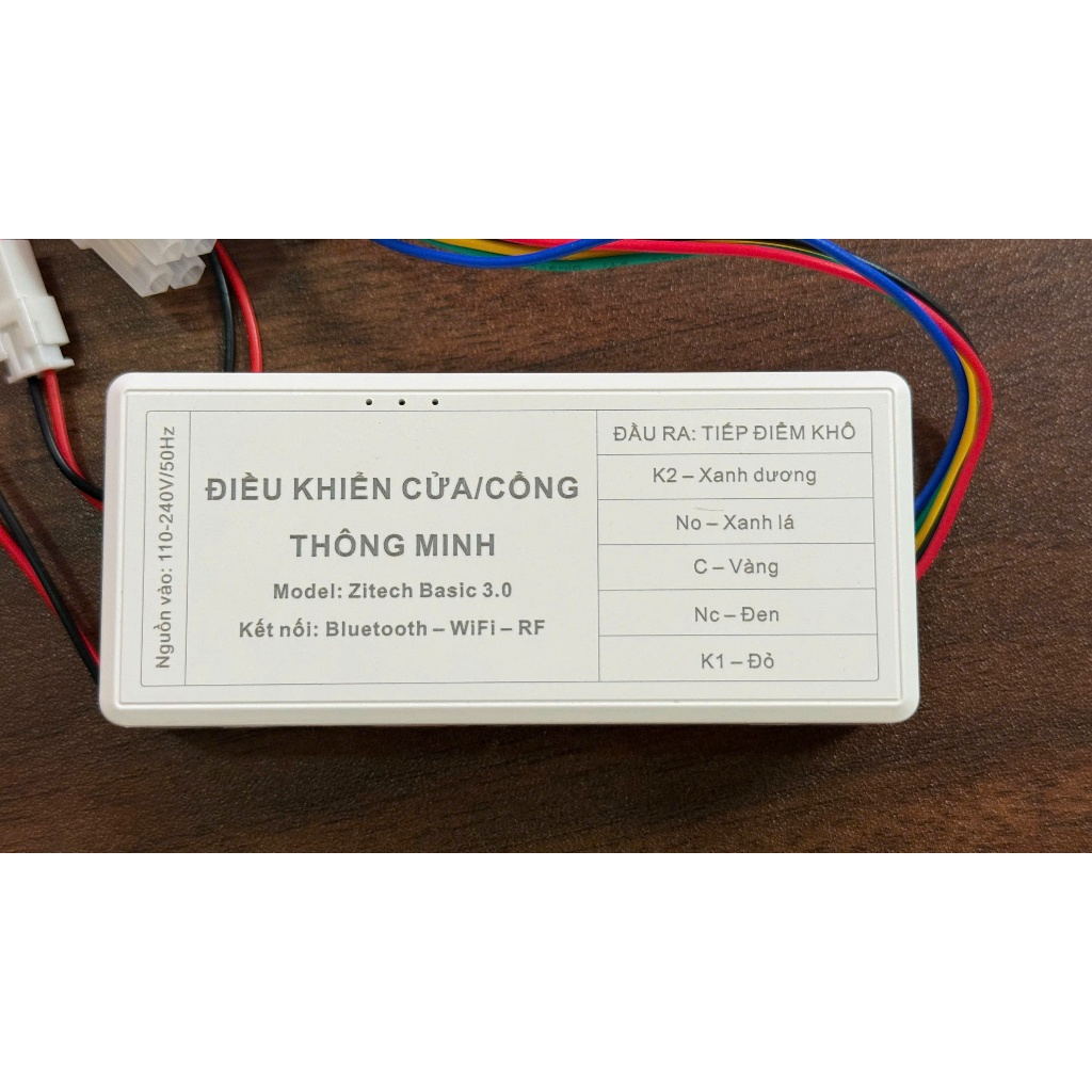 Zitech Basic 3.0 Wifi-Bluetooth-RF - Điều khiển Cửa cuốn/Cổng tự động bản nâng cấp 2026