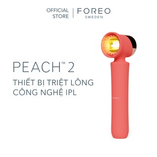  Máy triệt lông full body và mặt cao cấp FOREO PEACH 2 với công nghệ IPL kết hợp với cơ chế làm lạnh cho làn da và xung massage T-sonic 