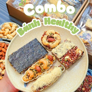 Hộp 500GR Bánh Mix Các Loại Hạt Dinh Dưỡng Healthy *Kiwishop*