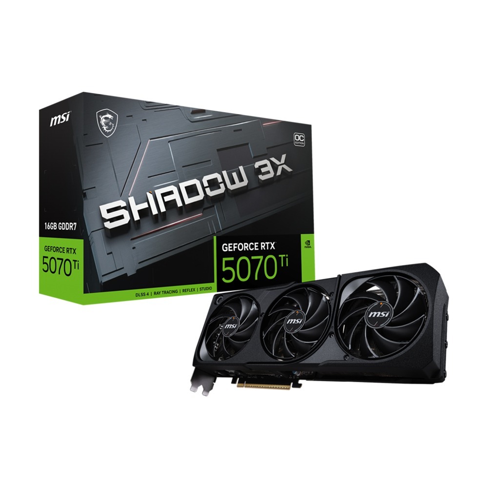 Card màn hình MSI GeForce RTX™ 5070 Ti 16G SHADOW 3X OC