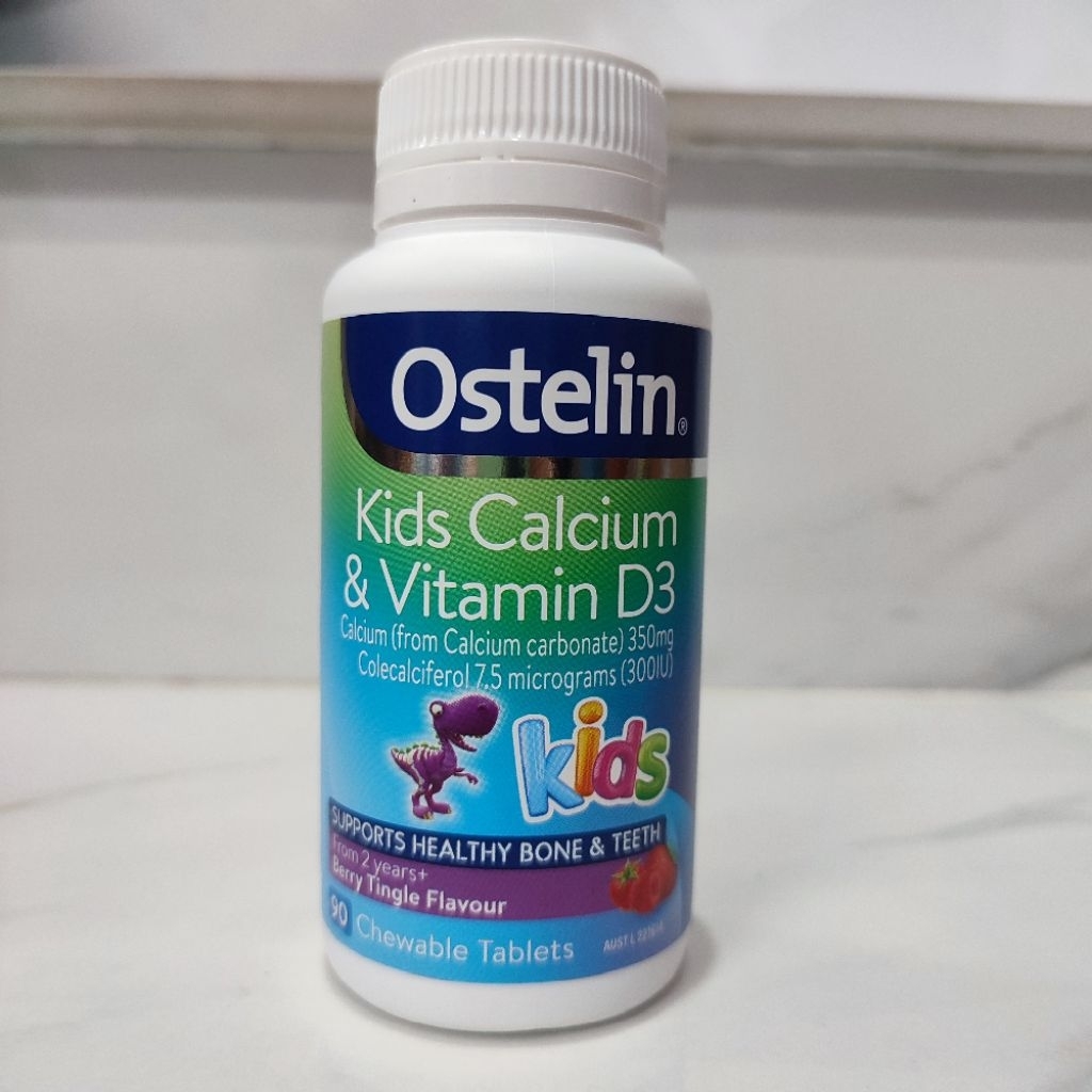 Canxi ostelin kid 90 viên bổ sung canxi cho bé ostelin kid khủng long cho bé từ 2 tuổi