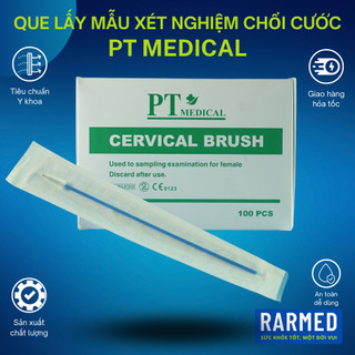 Que lấy mẫu xét nghiệm đầu chổi cước PT, que chổi lấy mẫu bệnh phẩm - Tùy chọn