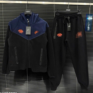  Bộ Nỉ NaiKy Bản Thêu Orange Nổi phối Màu Siêu Nét- Bộ Nam Boy Phố Thu Đông khóa Zip chất dày dặn 