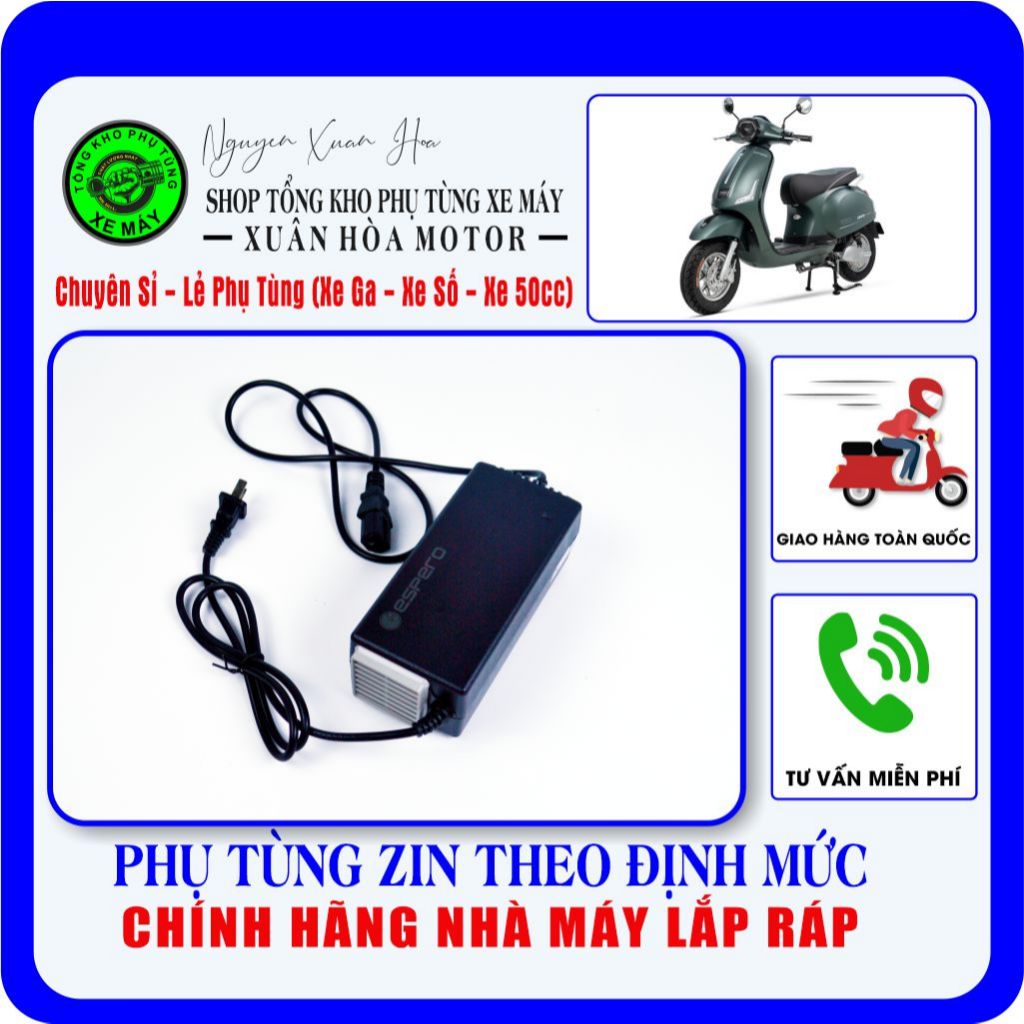 Bộ sạc Xe điện 60V DC ESPERO, Model: TL-355-6020(S) (Battery Charger) Chính hãng ESPERO