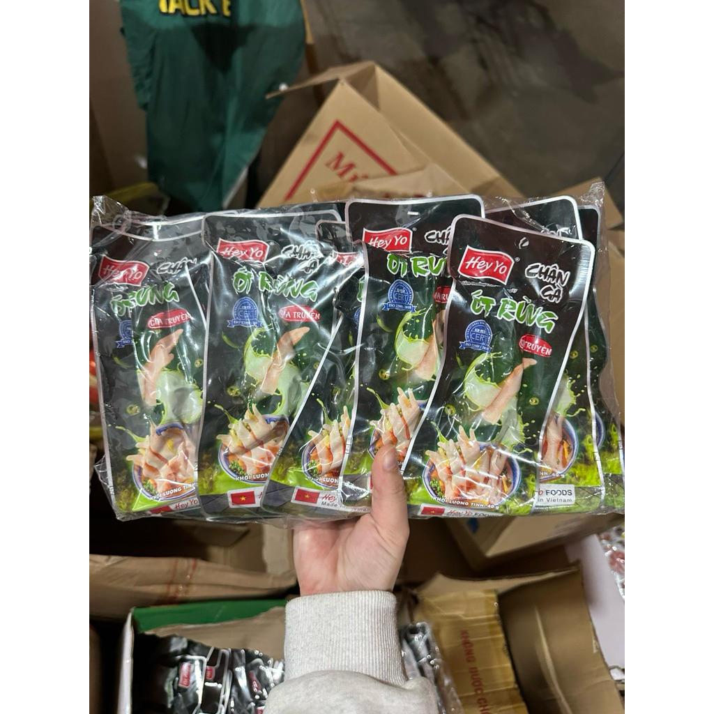 Chân gà ớt rừng kiểu mới , chân gà Heyyo (20 cái)