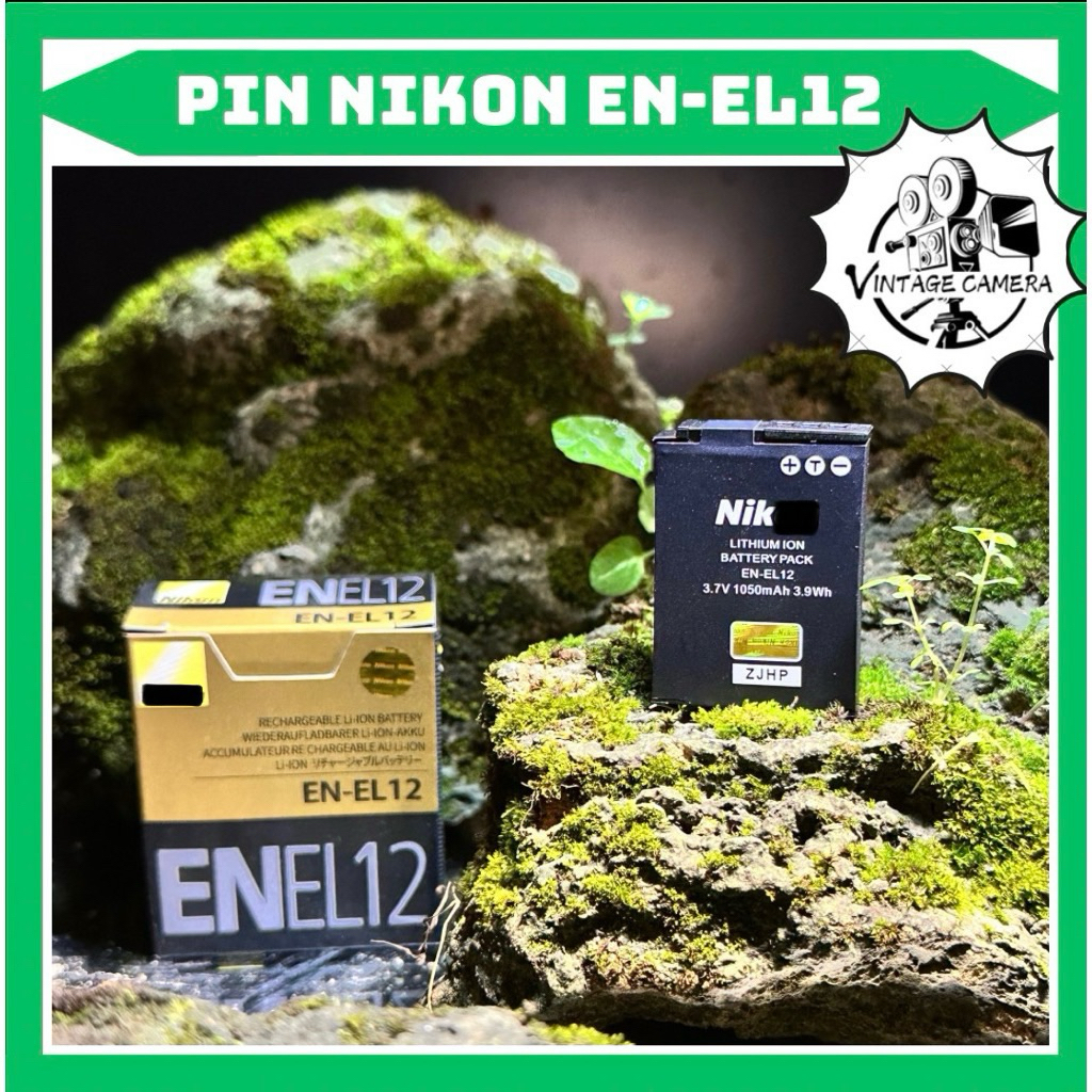 Pin Nikon EN-EL12 tương thích với máy ảnh  S610, S710, S630, S620, S640, S70, S1000pj, P310,...