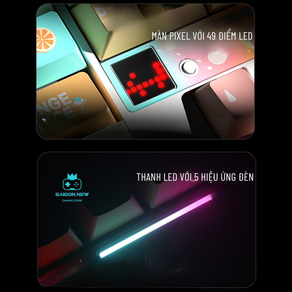 Bàn phím cơ không dây Aula F87 pro v2 - Hỗ trợ hotswap - LED RGB mạch xuôi - 3 mode kết nối | BigBuy360 - bigbuy360.vn