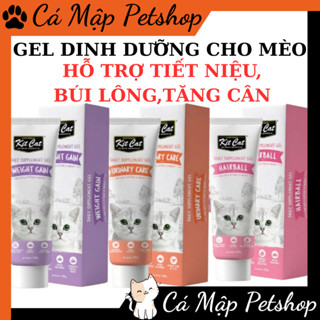  Gel dinh dưỡng cho mèo KitCat Gel dinh dưỡng hỗ trợ tiết niệu tiêu búi lông giúp mèo tăng cân 