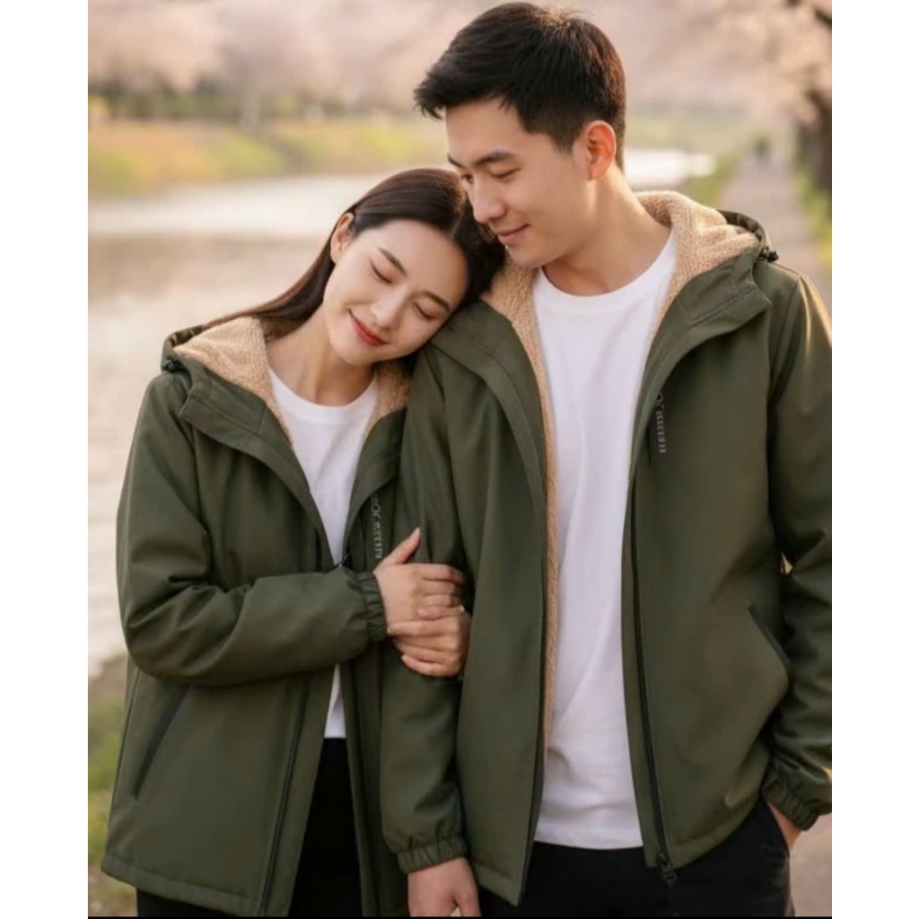 Áo gió LÓT LÔNG NAM, Áo khoác gió lót lông cừu tráng bạc chống nước dành cho cả nam và nữ - Xưởng Ma