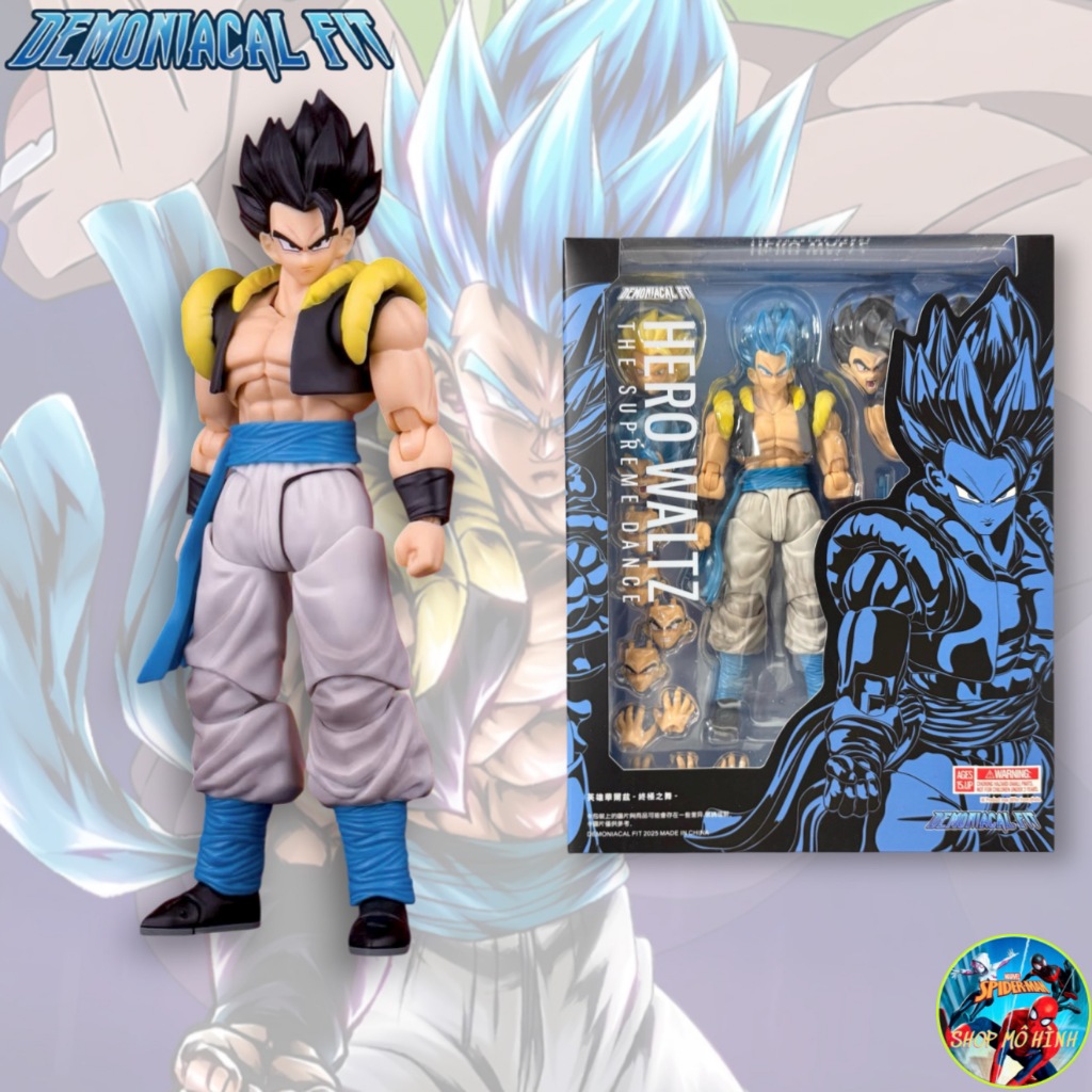 Mô Hình Gogeta Blue (DF Gogeta SSJ Blue) Hero Waltz hãng Demoniacal Fit
