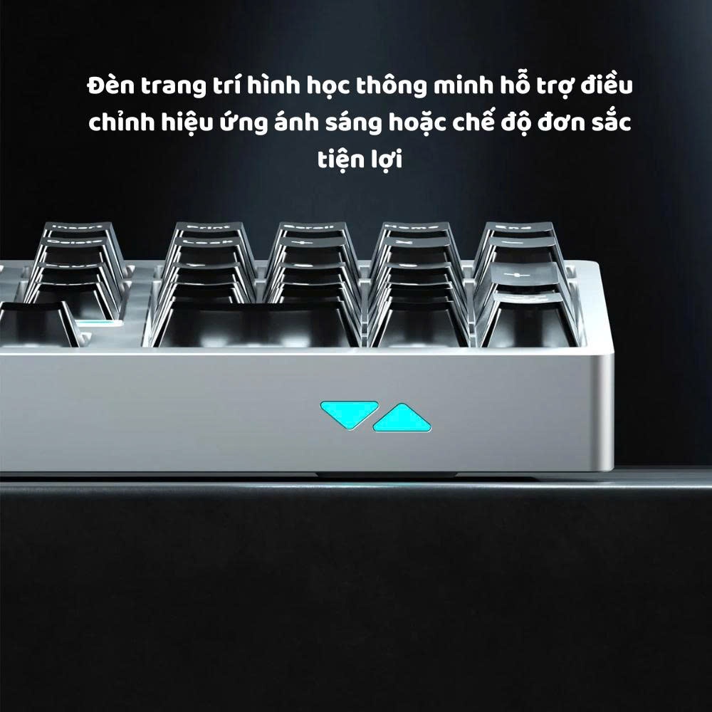 Bàn phím cơ không dây nhôm fullsize Weikav WK Max102 - 3 mode kết nối - Led RGB - Pin 10000 mAh -App marco - Gasketmount | BigBuy360 - bigbuy360.vn