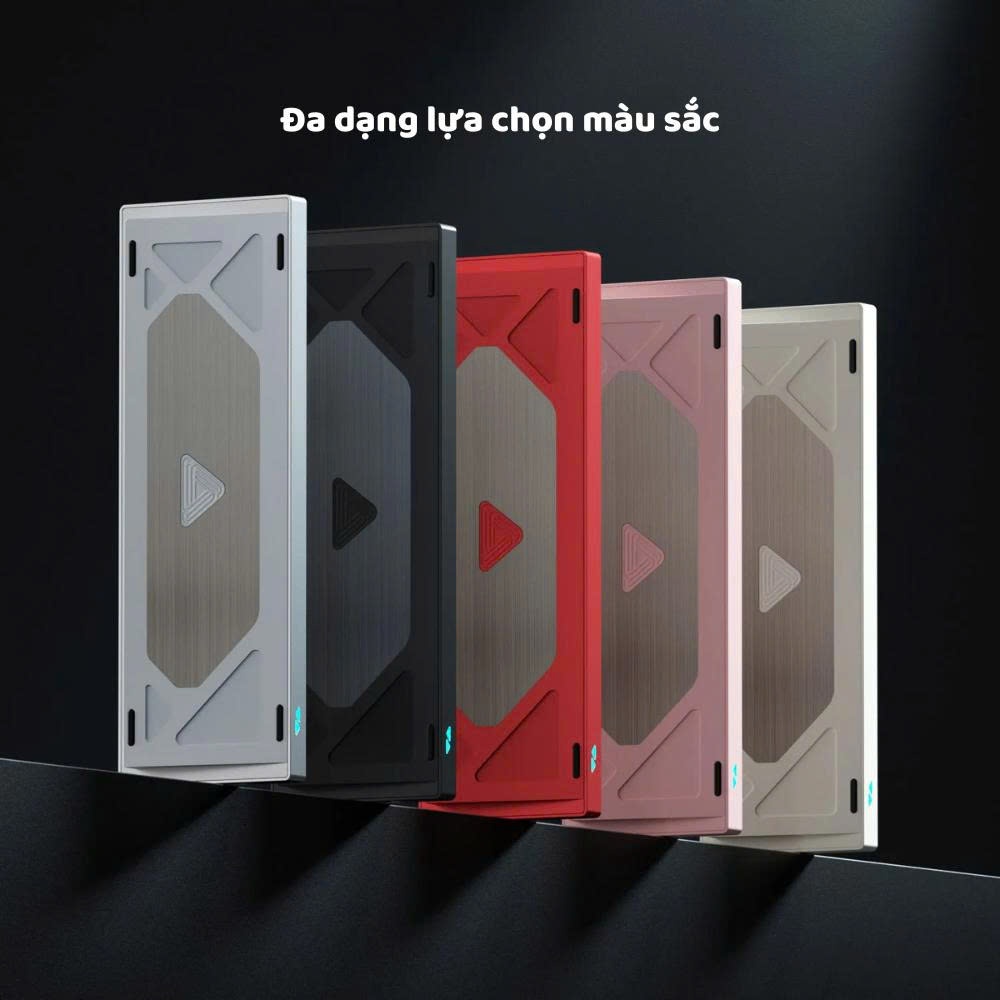 Bàn phím cơ không dây nhôm fullsize Weikav WK Max102 - 3 mode kết nối - Led RGB - Pin 10000 mAh -App marco - Gasketmount | BigBuy360 - bigbuy360.vn