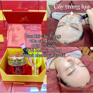 Cấy trắng Lụa . Cấy Trắng Mask Lụa Hoàng Gia