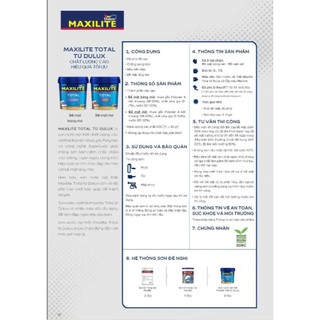 Sơn nước trong nhà cao cấp Maxilite Total (5 lít)