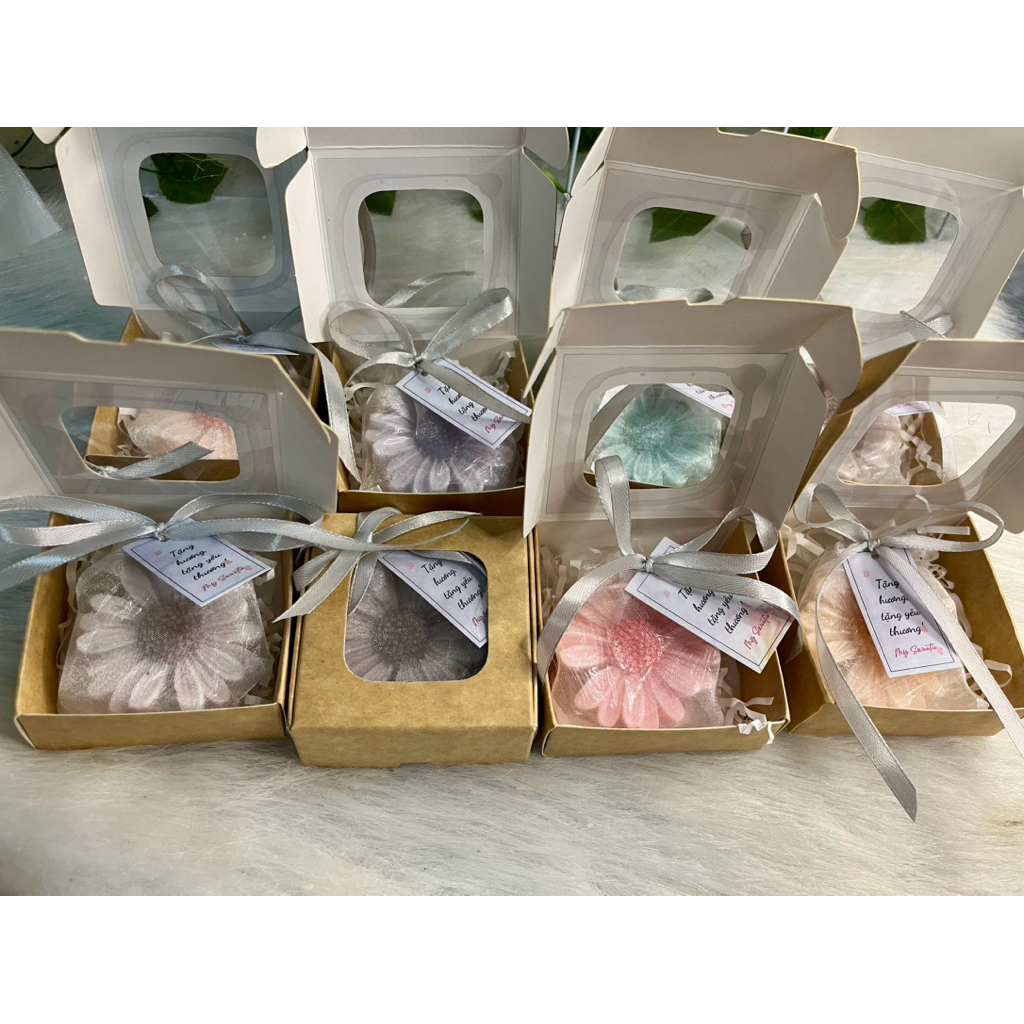 COMBO 50 SET – SÁP THƠM & NẾN THƠM HỘP + TÚI – HENEC HOME SCENT