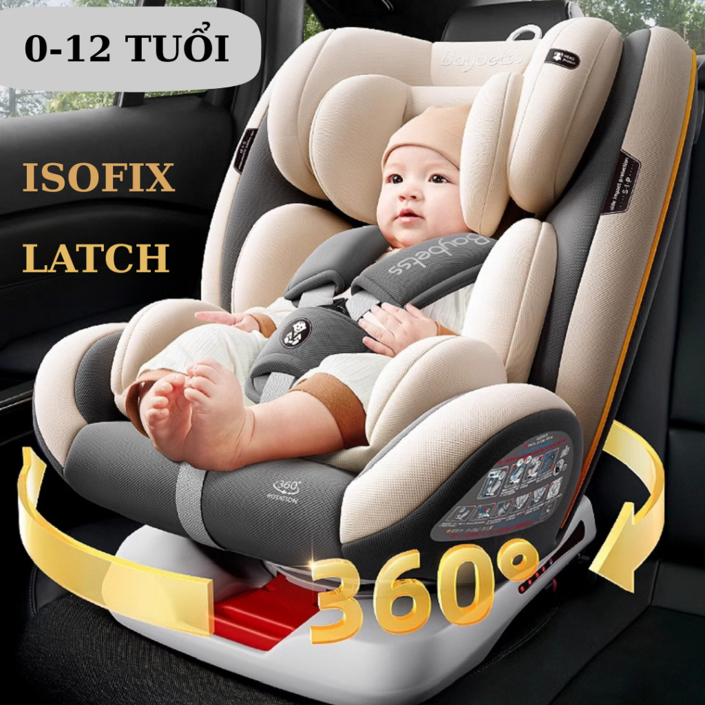 Ghế ngồi ô tô cho bé honalife 360 NEW - An toàn, thông minh, đồng hành cùng bé trên mọi nẻo đường