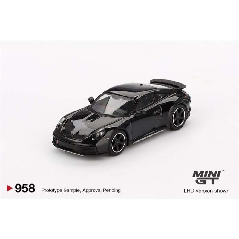 Xe mô hình MiniGT Porsche 911 Dakar Black ( Card ) - MGT00958