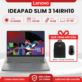  Laptop Lenovo IdeaPad Slim 3 14IRH10 | i5-13420H | 512GB | 16GB | Intel UHD | 14" | BH 24 Tháng 