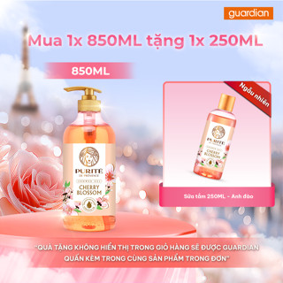   Gift Quấn Kèm Ngẫu Nhiên  Sữa Tắm Purite Hương Hoa 850Ml Tặng Sữa Tắm 250Ml 