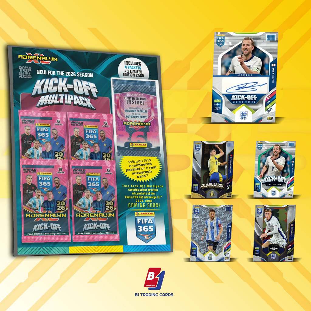 Kick-off Multipack - Panini Adrenalyn XL FIFA 365 - Thẻ Cầu Thủ Bóng Đá Chính Hãng