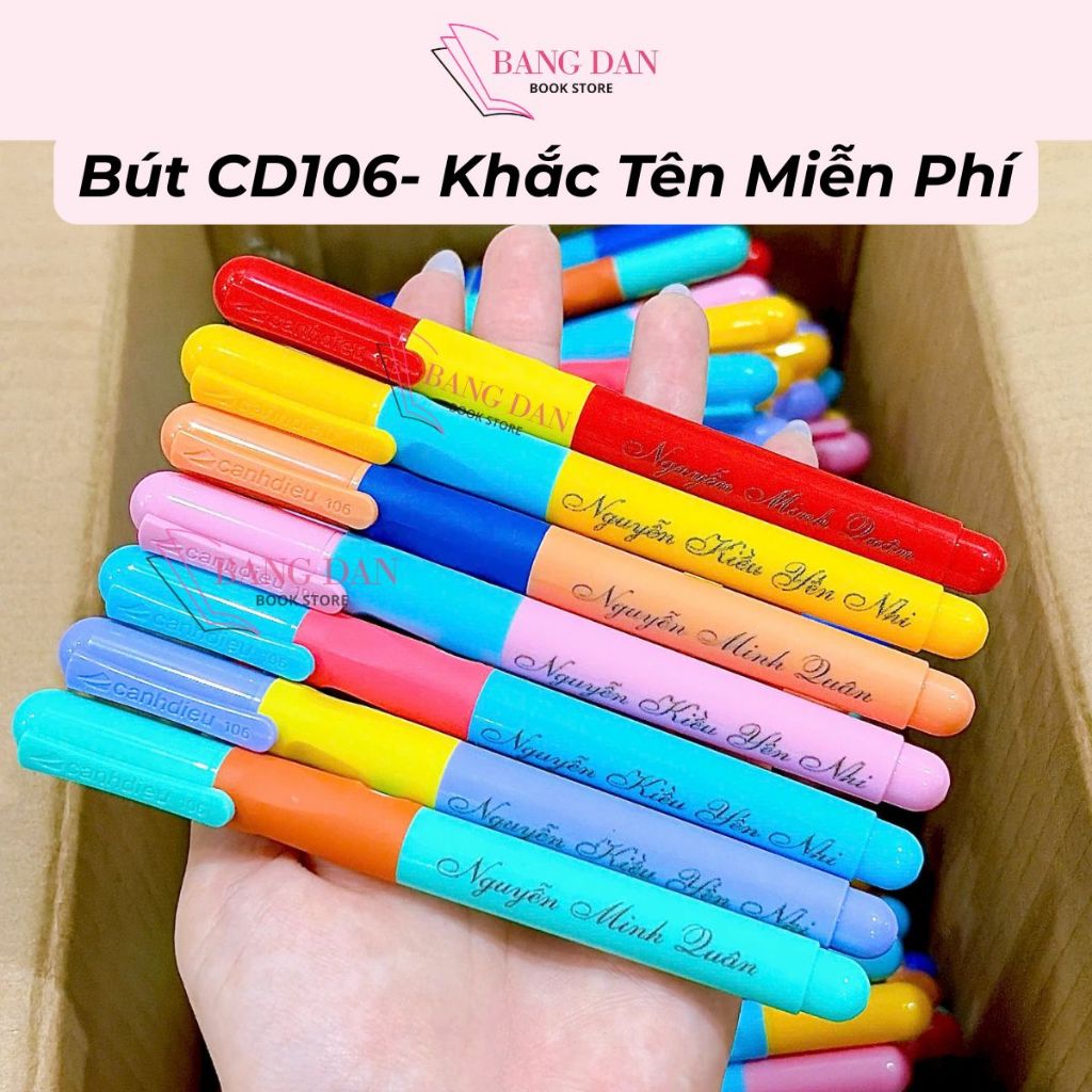 [Khắc Tên] Bút canh diều 106 ngòi mài, bút luyện chữ đẹp cánh diều 106 (KHÔNG KÈM MỰC)