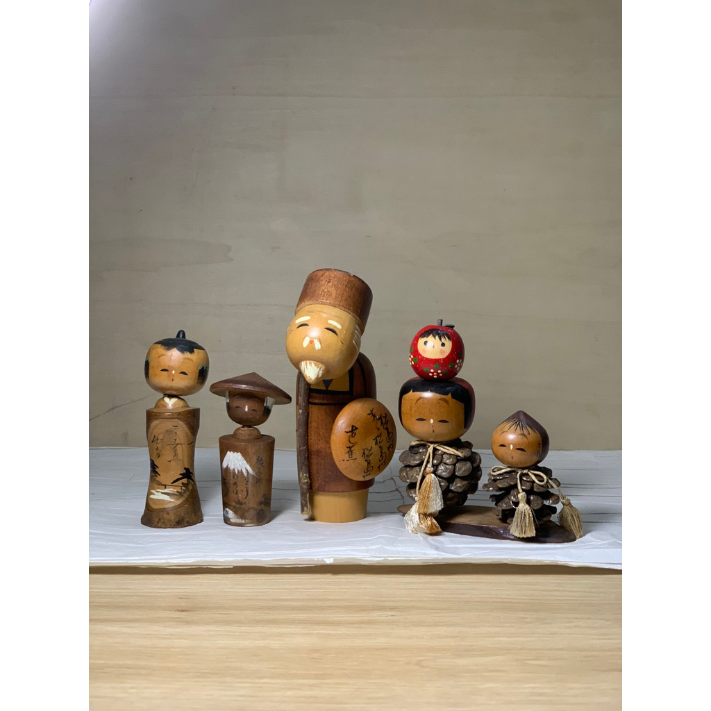 Set búp bê truyền thống Kokeshi